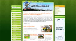 Desktop Screenshot of gogames.cz